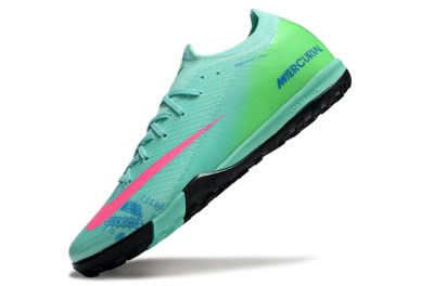 Nike Air Zoom Mercurial Vapor 16 Elite TF Artificial Turf Soccer Shoes - Jade/Pink/Blue
