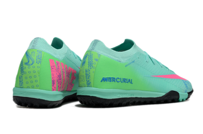 Nike Air Zoom Mercurial Vapor 16 Elite TF Artificial Turf Soccer Shoes - Jade/Pink/Blue