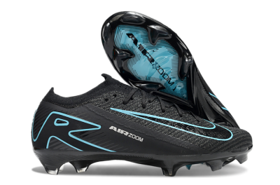 Nike Air Zoom Mercurial Vapor 16 Elite FG Firm Ground Soccer Cleats - Black/Jade/White