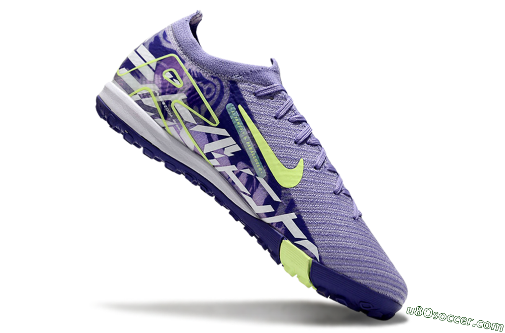 Nike Air Zoom Mercurial Vapor 16 Elite TF Artificial Turf Soccer Shoes - Purple/Yellow/White 5