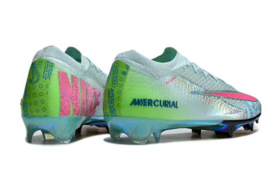 Nike Air Zoom Mercurial Vapor 16 Elite FG Firm Ground Soccer Cleats - Jade/Pink/Gold