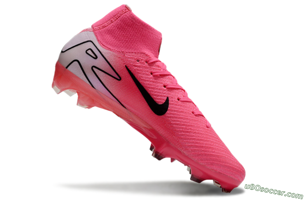Nike Air Zoom Mercurial Superfly 10 Elite FG Firm Ground Soccer Cleats - Pink/Black 4