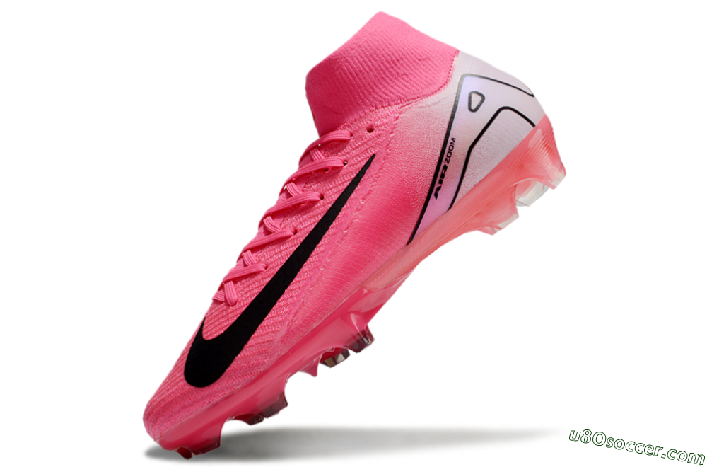 Nike Air Zoom Mercurial Superfly 10 Elite FG Firm Ground Soccer Cleats - Pink/Black 5