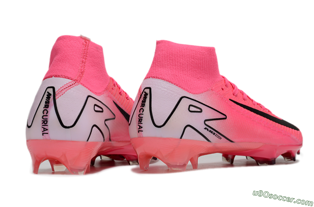Nike Air Zoom Mercurial Superfly 10 Elite FG Firm Ground Soccer Cleats - Pink/Black 6