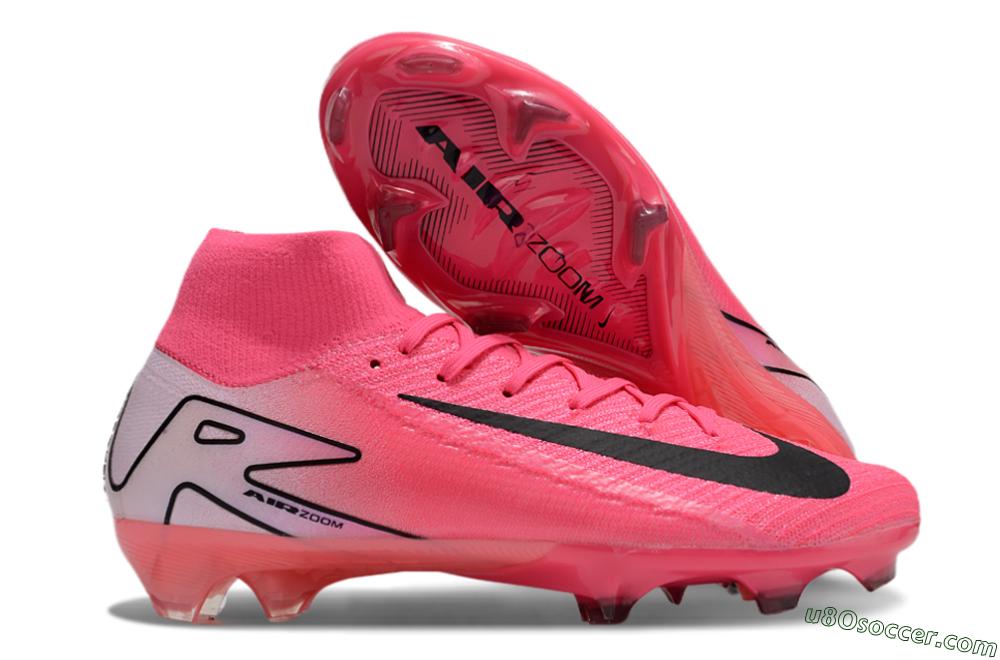 Nike Air Zoom Mercurial Superfly 10 Elite FG Firm Ground Soccer Cleats - Pink/Black 1