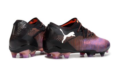 Puma Future 8 Ultimate FG Firm Ground Soccer Cleats - Black/Purple/Red