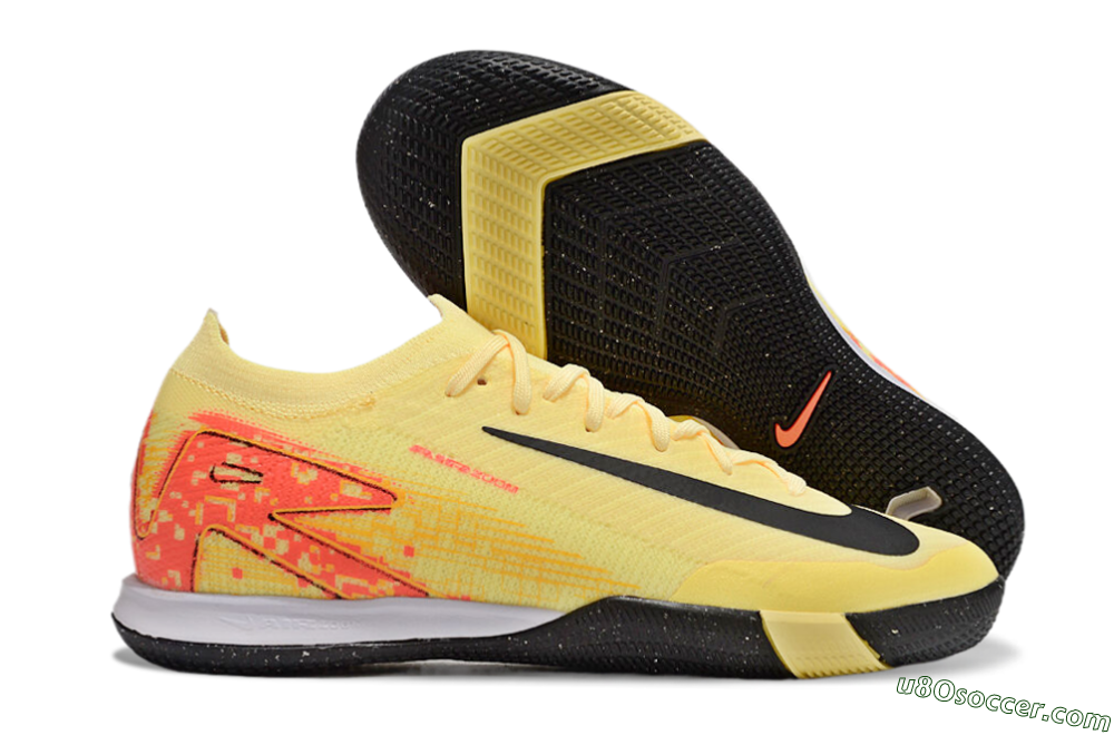 Nike Air Zoom Mercurial Vapor 16 Elite IC Indoor & Futsal Soccer Shoes - Yellow/Black/Red 1