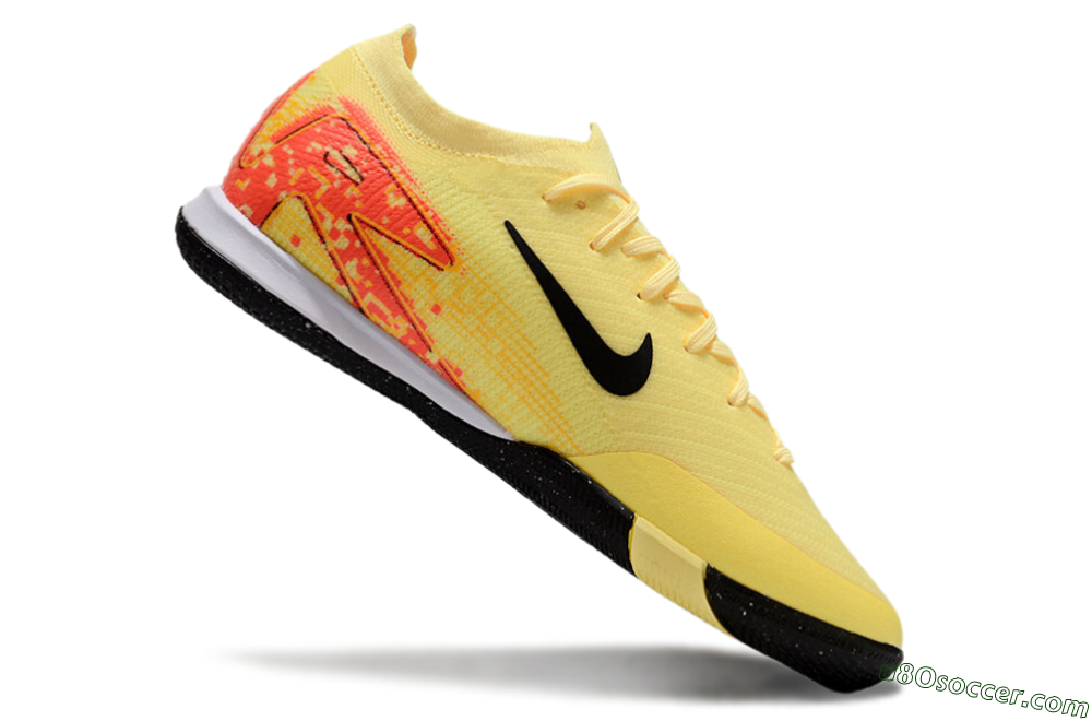 Nike Air Zoom Mercurial Vapor 16 Elite IC Indoor & Futsal Soccer Shoes - Yellow/Black/Red 4