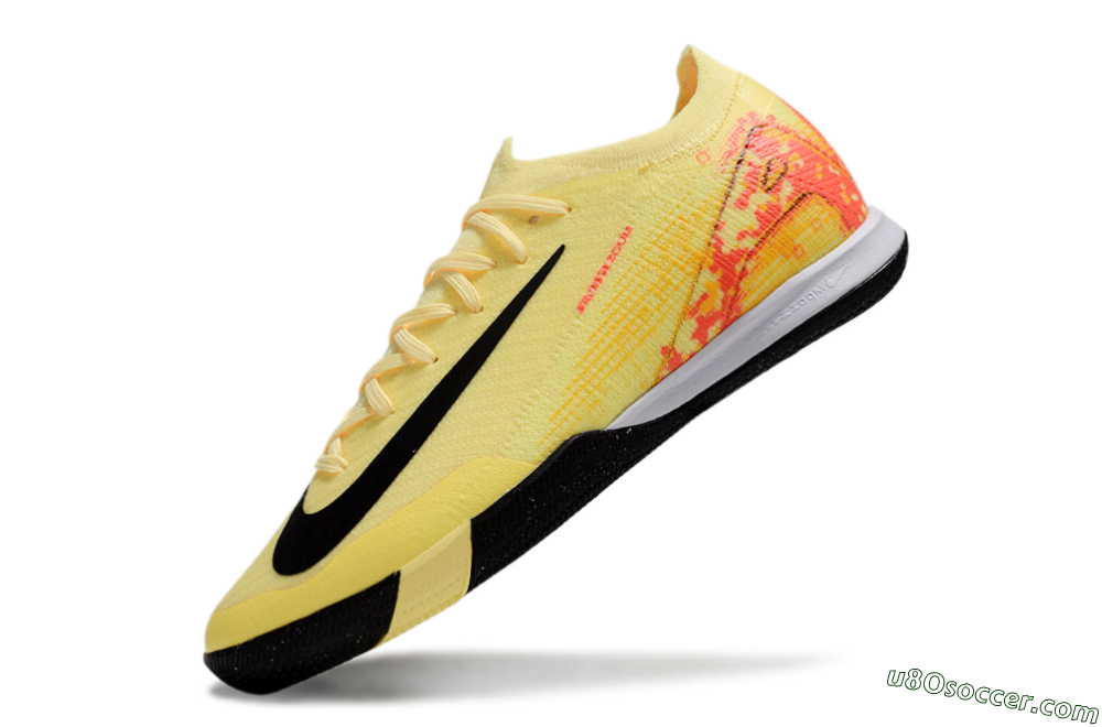 Nike Air Zoom Mercurial Vapor 16 Elite IC Indoor & Futsal Soccer Shoes - Yellow/Black/Red 5
