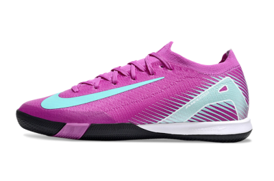 Nike Air Zoom Mercurial Vapor 16 Elite IC Indoor & Futsal Soccer Shoes - Purple/Jade/White