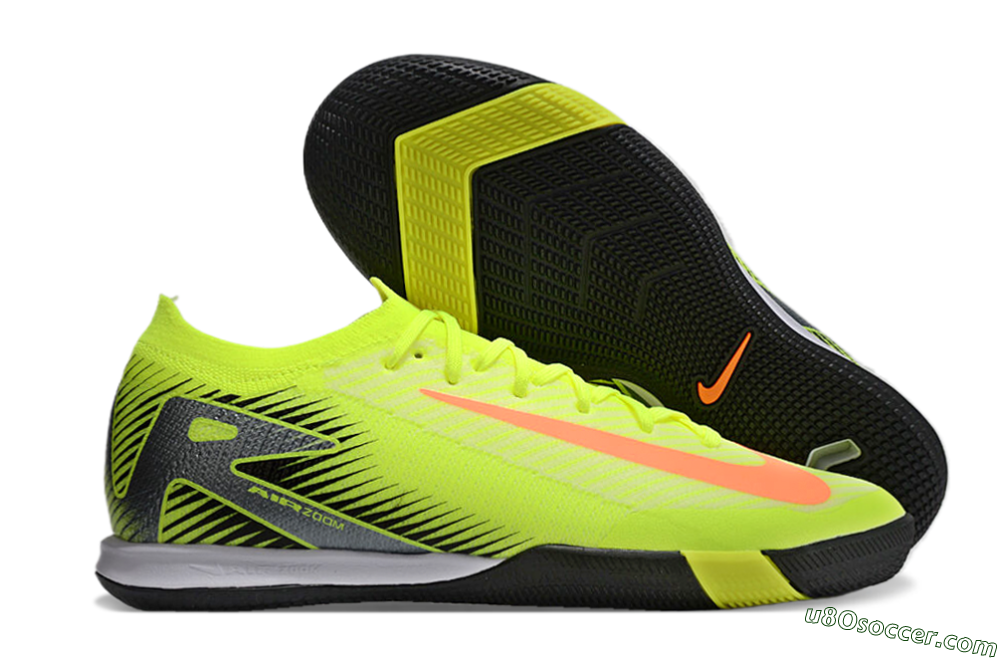 Nike Air Zoom Mercurial Vapor 16 Elite IC Indoor & Futsal Soccer Shoes - Yellow/Orange/Silver 1