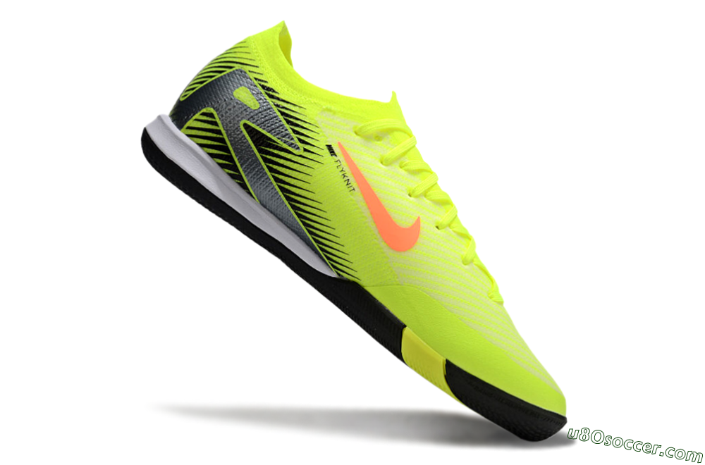 Nike Air Zoom Mercurial Vapor 16 Elite IC Indoor & Futsal Soccer Shoes - Yellow/Orange/Silver 4