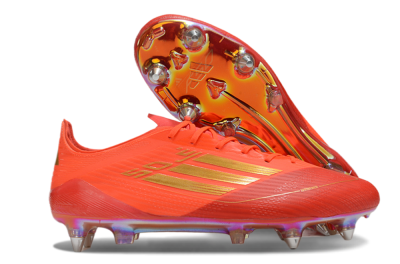Adidas F50 Elite SG Soft Ground Soccer Cleats - Red/Gold