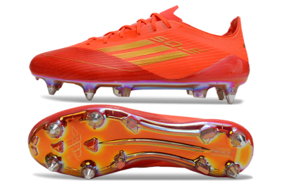 Adidas F50 Elite SG Soft Ground Soccer Cleats - Red/Gold