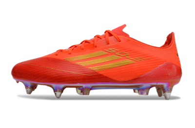 Adidas F50 Elite SG Soft Ground Soccer Cleats - Red/Gold