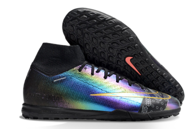 Nike Air Zoom Mercurial Superfly 10 Elite TF Artificial Turf Soccer Shoes - LaserYellow/Black