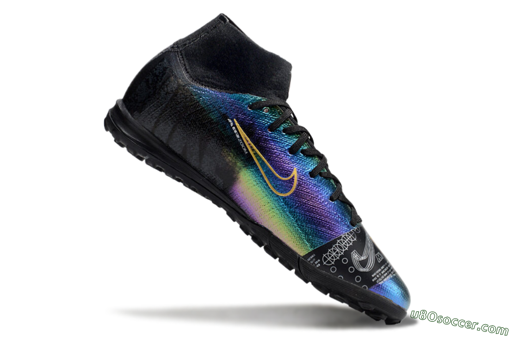 Nike Air Zoom Mercurial Superfly 10 Elite TF Artificial Turf Soccer Shoes - LaserYellow/Black 4