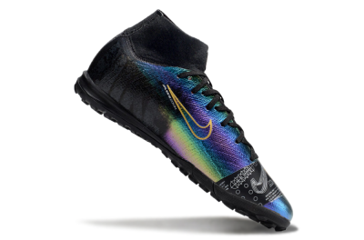Nike Air Zoom Mercurial Superfly 10 Elite TF Artificial Turf Soccer Shoes - LaserYellow/Black