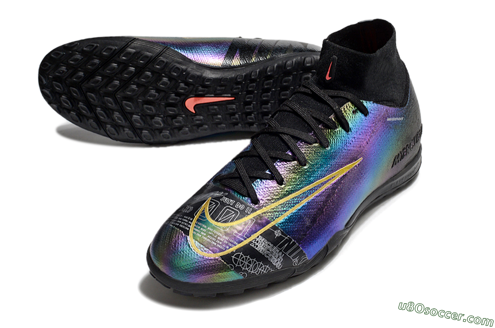 Nike Air Zoom Mercurial Superfly 10 Elite TF Artificial Turf Soccer Shoes - LaserYellow/Black 3
