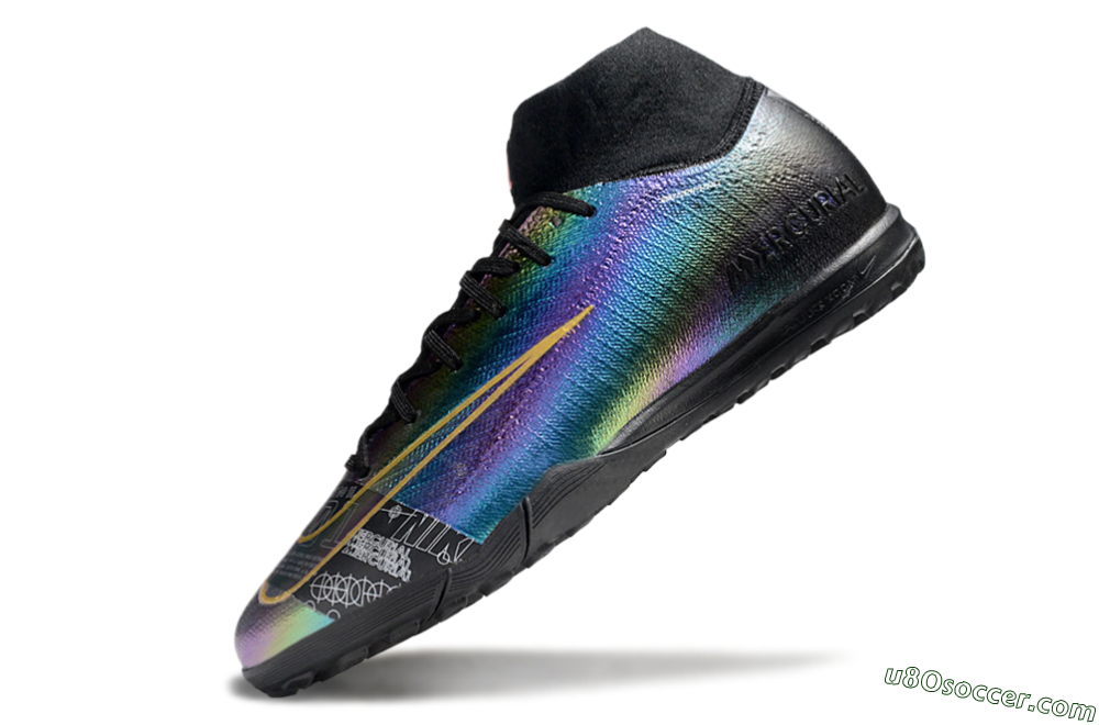 Nike Air Zoom Mercurial Superfly 10 Elite TF Artificial Turf Soccer Shoes - LaserYellow/Black 5