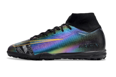 Nike Air Zoom Mercurial Superfly 10 Elite TF Artificial Turf Soccer Shoes - LaserYellow/Black