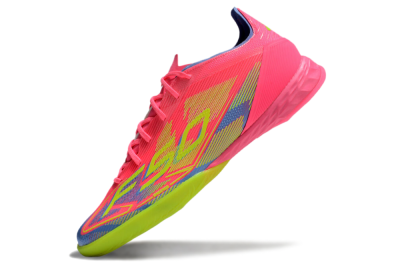 Adidas F50 Pro IC Indoor & Futsal Soccer Shoes - Pink/Yellow/Blue