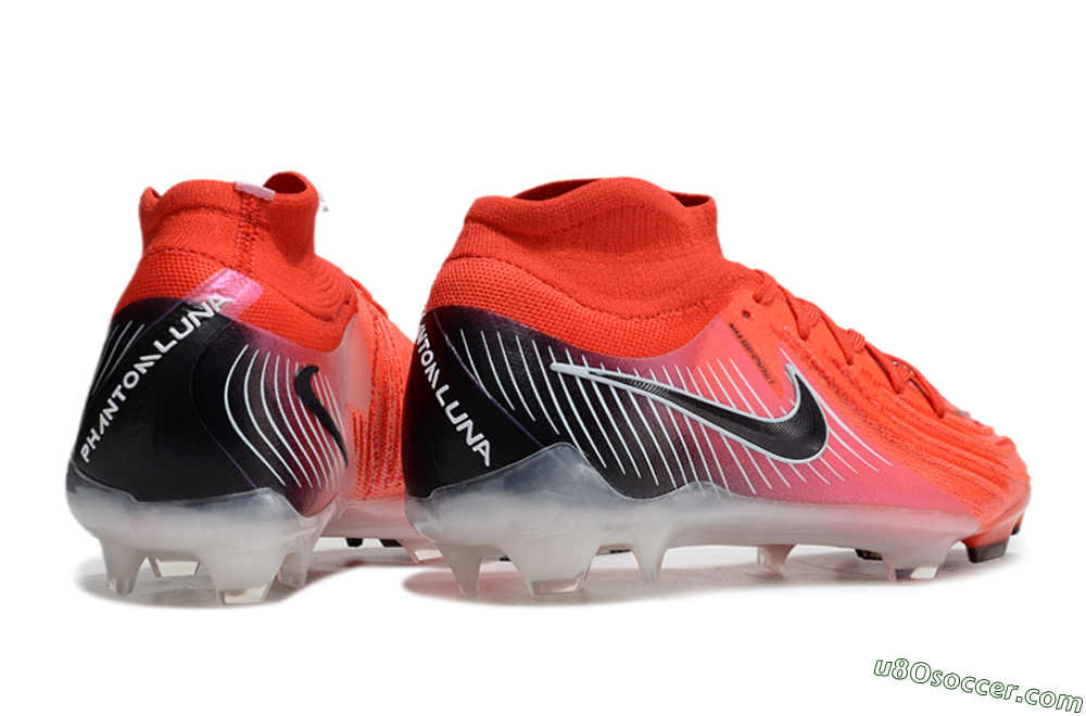 Nike Phantom Luna Elite NU FG Firm Ground Soccer Cleats - Red/Black/White 6