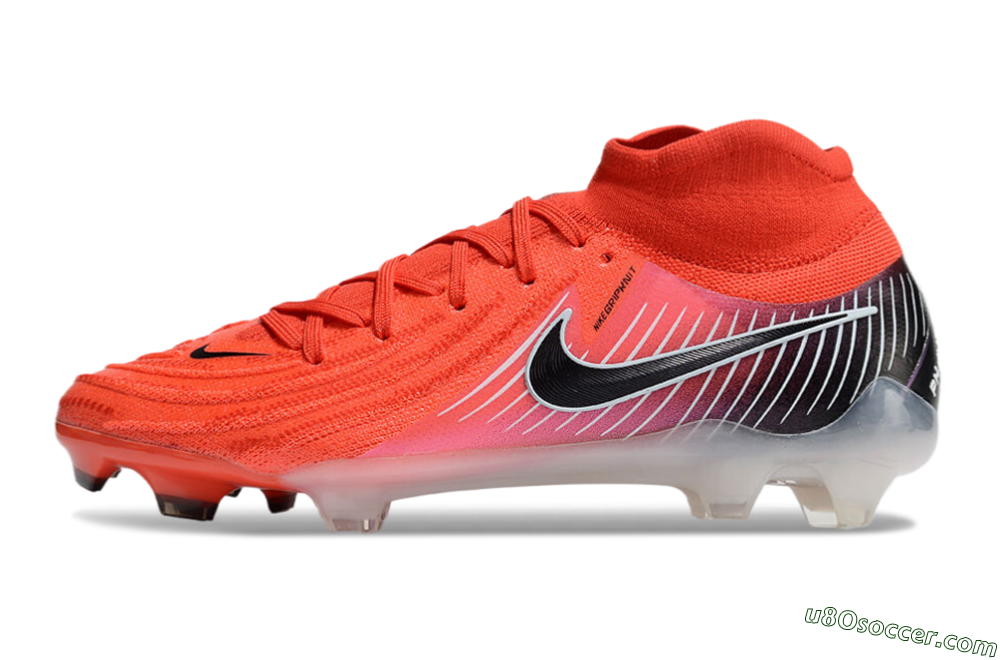 Nike Phantom Luna Elite NU FG Firm Ground Soccer Cleats - Red/Black/White 2