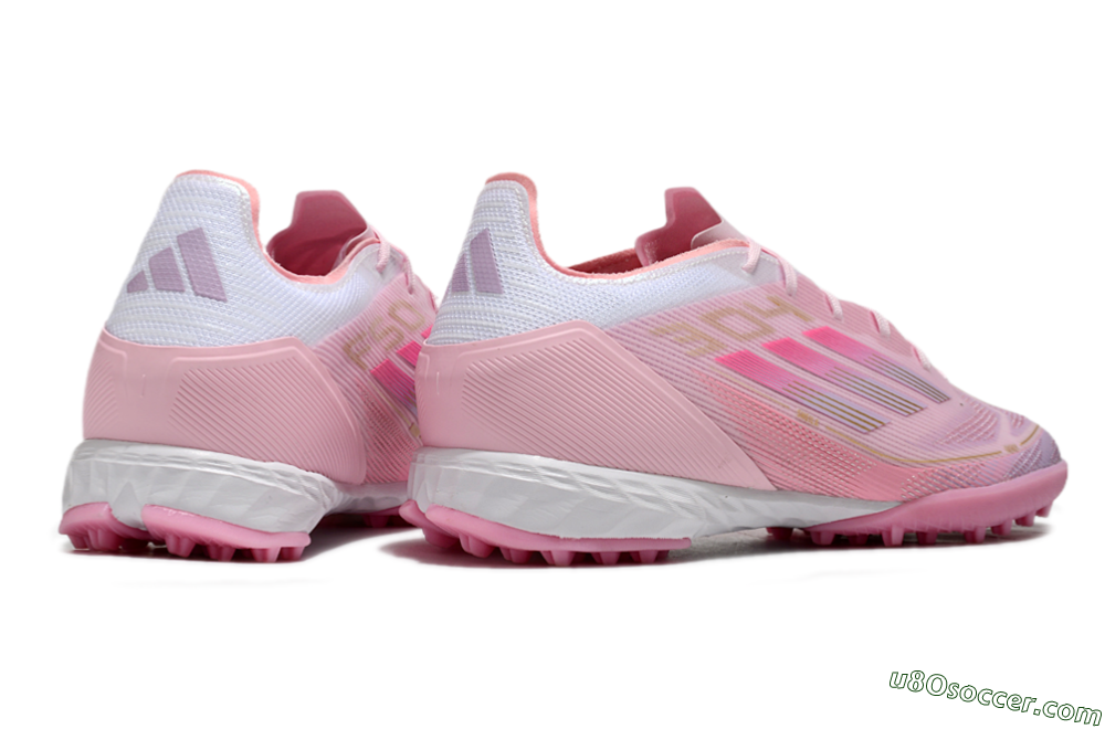 Adidas F50 Pro 304 TF Artificial Turf Soccer Shoes - Pink/White/Purple 6