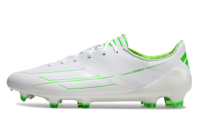 Adidas F50 Adizero FG Firm Ground Soccer Cleats - White/Green
