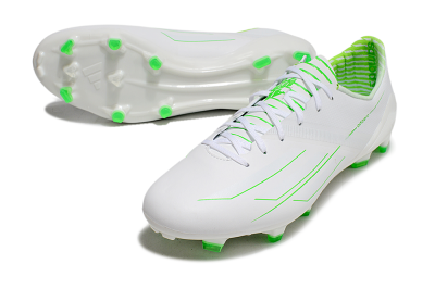 Adidas F50 Adizero FG Firm Ground Soccer Cleats - White/Green