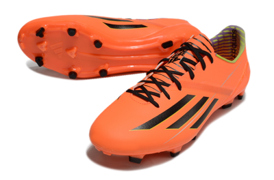 Adidas F50 Adizero FG Firm Ground Soccer Cleats - Red/Black/Yellow