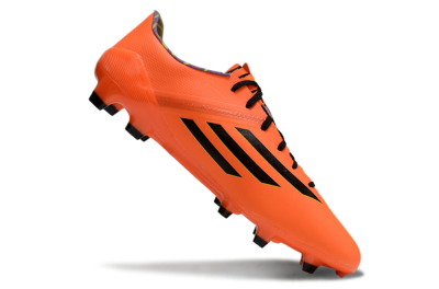 Adidas F50 Adizero FG Firm Ground Soccer Cleats - Red/Black/Yellow