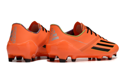 Adidas F50 Adizero FG Firm Ground Soccer Cleats - Red/Black/Yellow