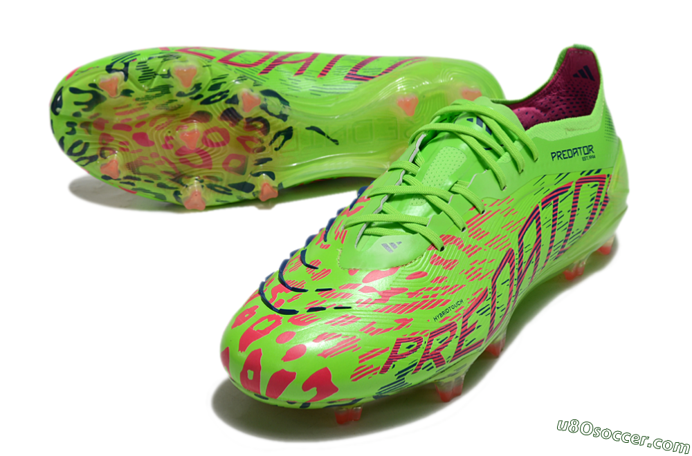 Adidas Predator Elite 24 FG Firm Ground Soccer Cleats - Yellow/Blue/Purple 3