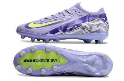 Nike Air Zoom Mercurial Vapor 16 Elite AG Artificial Grass Soccer Cleats - Purple/Yellow/Blue