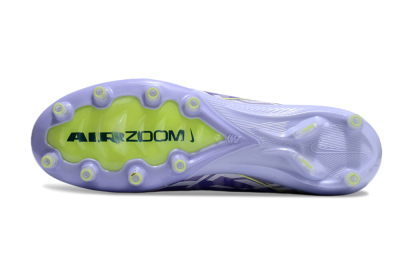 Nike Air Zoom Mercurial Vapor 16 Elite AG Artificial Grass Soccer Cleats - Purple/Yellow/Blue