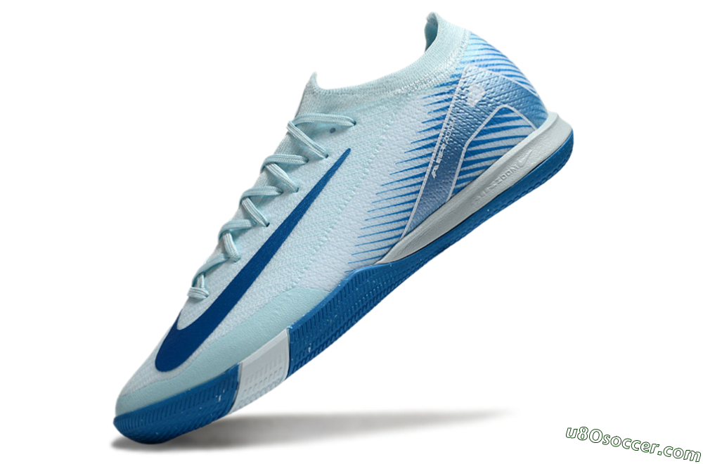 Nike Air Zoom Mercurial Vapor 16 Elite IC Indoor & Futsal Soccer Shoes - Jade/Blue/White 5