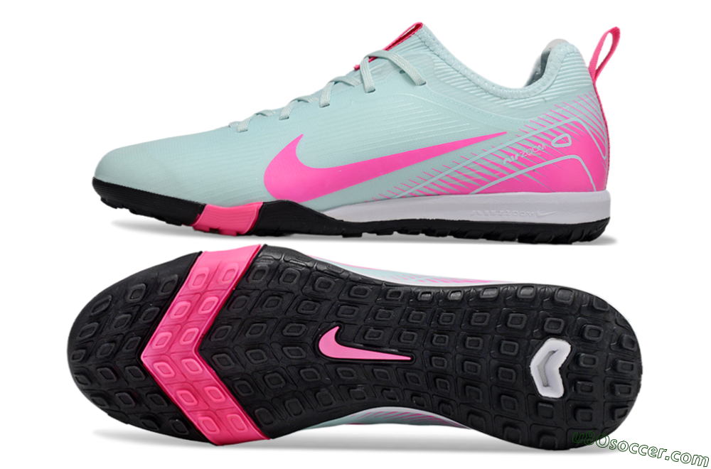 Nike Air Zoom Mercurial Vapor 16 Pro TF Artificial Turf Soccer Shoes - Jade/Pink/White 0