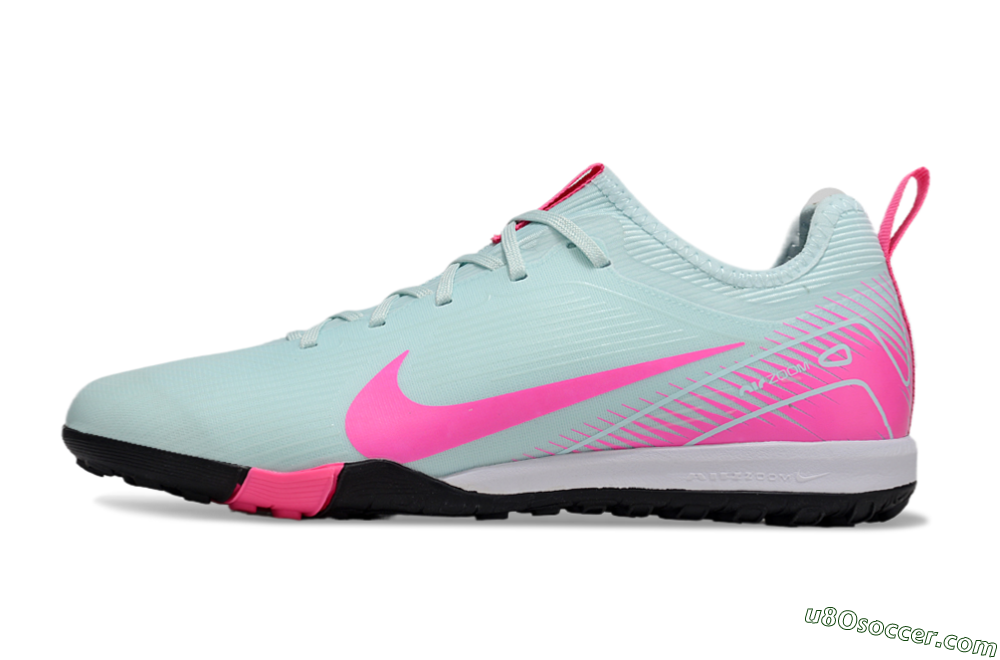 Nike Air Zoom Mercurial Vapor 16 Pro TF Artificial Turf Soccer Shoes - Jade/Pink/White 2