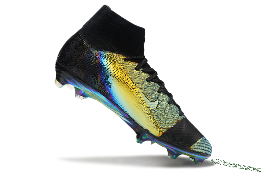 Nike Air Zoom Mercurial Superfly 10 Elite FG Firm Ground Soccer Cleats - Laser/Black/Gold 5