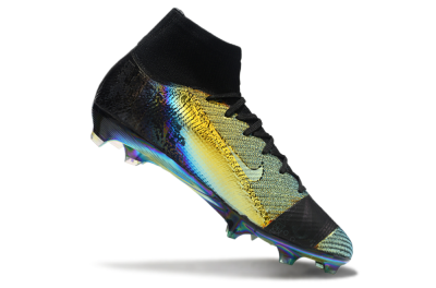 Nike Air Zoom Mercurial Superfly 10 Elite FG Firm Ground Soccer Cleats - Laser/Black/Gold