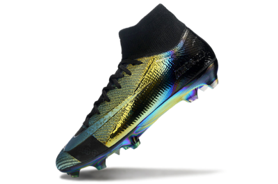 Nike Air Zoom Mercurial Superfly 10 Elite FG Firm Ground Soccer Cleats - Laser/Black/Gold