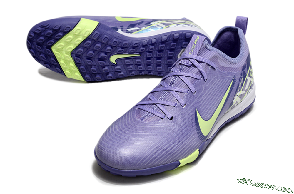 Nike Air Zoom Mercurial Vapor 16 Pro TF Artificial Turf Soccer Shoes - Purple/Yellow/White 3