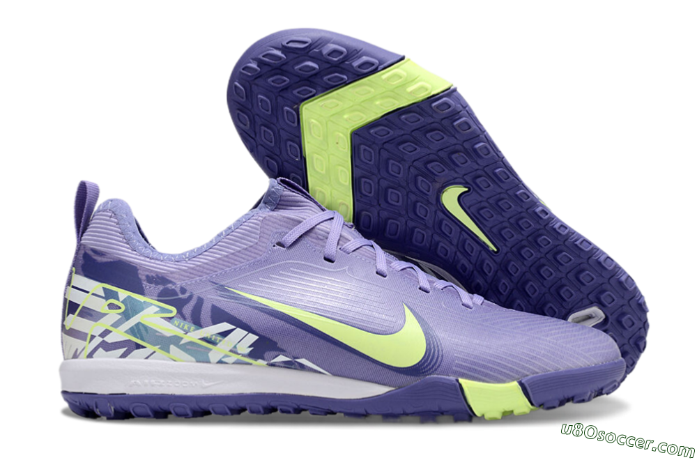Nike Air Zoom Mercurial Vapor 16 Pro TF Artificial Turf Soccer Shoes - Purple/Yellow/White 1