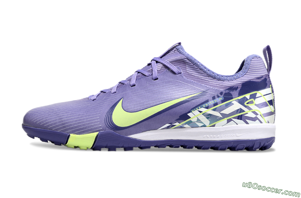 Nike Air Zoom Mercurial Vapor 16 Pro TF Artificial Turf Soccer Shoes - Purple/Yellow/White 2