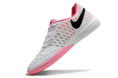 Nike Lunar Gato 2 IC Indoor & Futsal Soccer Shoes - White/Pink/Black