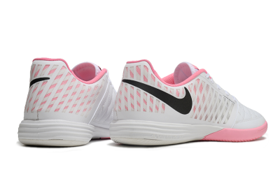 Nike Lunar Gato 2 IC Indoor & Futsal Soccer Shoes - White/Pink/Black
