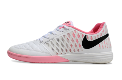 Nike Lunar Gato 2 IC Indoor & Futsal Soccer Shoes - White/Pink/Black