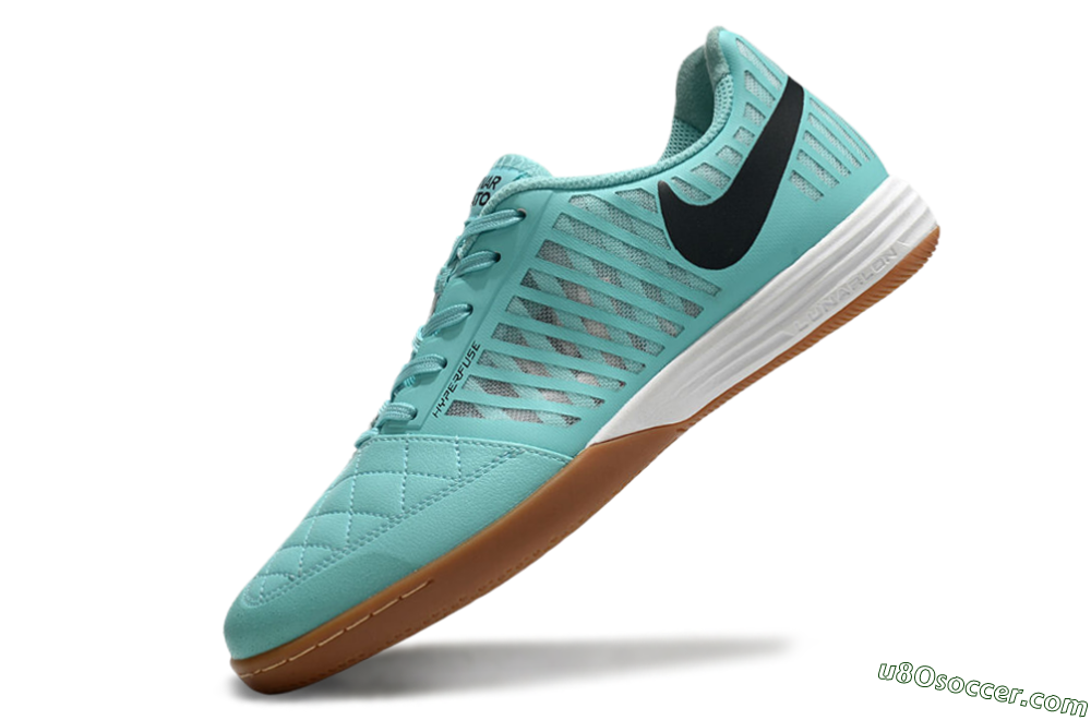 Nike Lunar Gato 2 IC Indoor & Futsal Soccer Shoes - Blue/Black/White 6